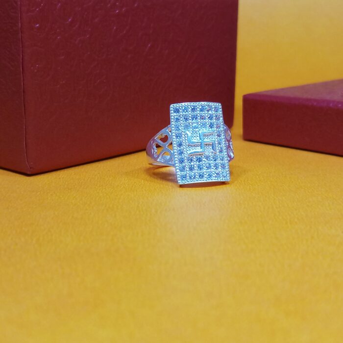 Classic Gents Silver Sankhiya Ring