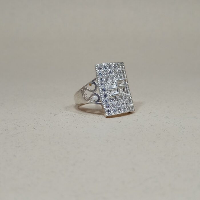 Classic Gents Silver Sankhiya Ring