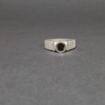 Modern Men's Silver Ring