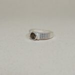 Modern Men's Silver Ring