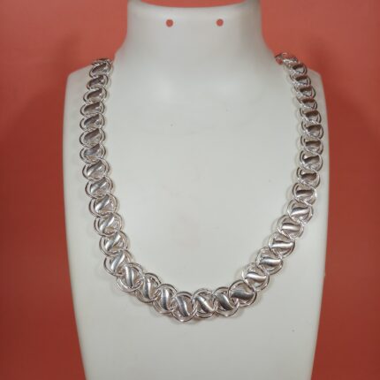 Elegant Sterling Silver Chain Necklace - Timeless Design for Every Occasion