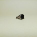 925 Sterling Silver Black Stone Ring – Bold and Refined