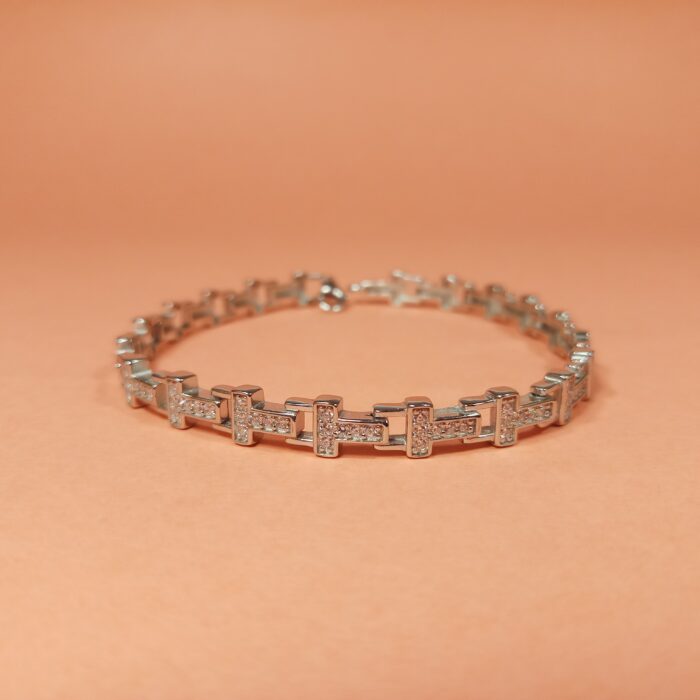 Sleek Sterling Silver 925 Bracelet