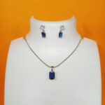 Elegant Silver 925 Chain Pendant Set