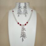 Gleaming Silver Pendant Jewelry Set