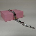 Classic Silver 925 Men's Navratan Bracelet