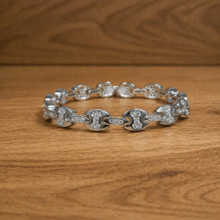 Refined 925 Silver Men's Bracelet