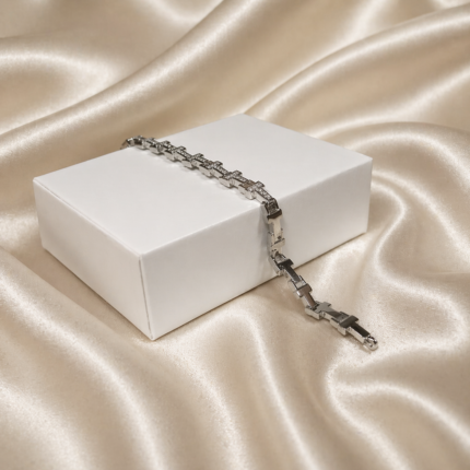 Sleek Sterling Silver 925 Bracelet