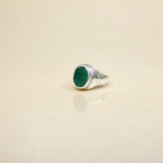 Stunning Silver 925 Emerald Ring - A Touch of Nature's Elegance