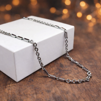 Bold Silver 925 Gents Chain - Masculine Elegance