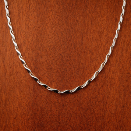 Premium Silver 925 Gents Chain - Bold and Sophisticated