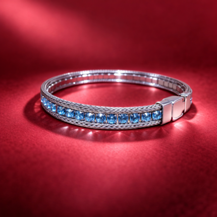 Shimmering Sophistication: Silver 925 Ladies Bracelet