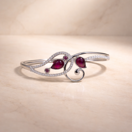 Graceful Glamour: Silver 925 Ladies Kada