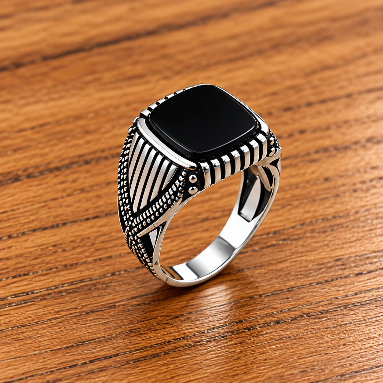 ChatGPT Image Sep 24, 2026, 07_21_11 PM 925 Sterling Silver Black Stone Ring – Bold and Refined