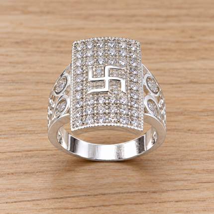 Classic Gents Silver Sankhiya Ring