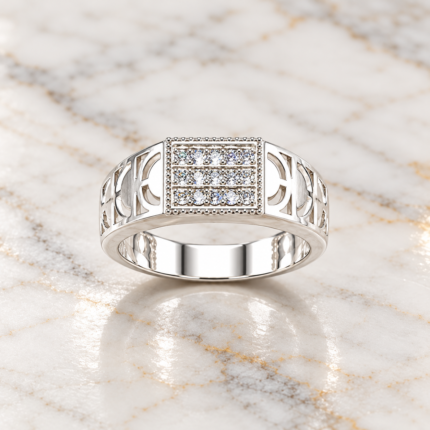Sophisticated Silver Men's Ring
