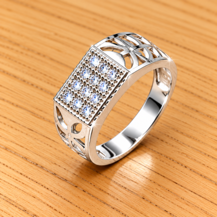Sophisticated Silver Men's Ring