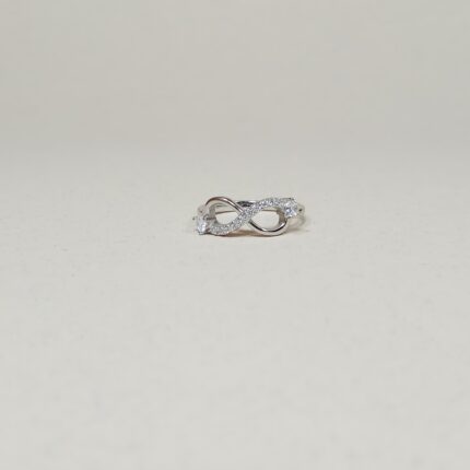 Timeless Love Infinity Symbol Sterling Silver Ring