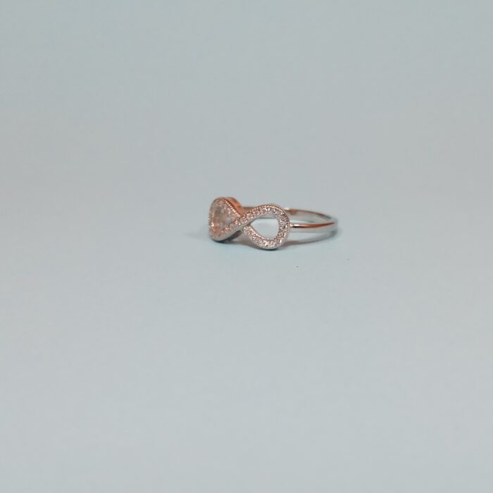 Timeless Silver 925 Infinity Ring for Ladies