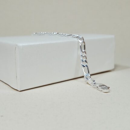 Sleek Pure Silver Gents Bracelet