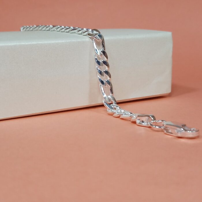 Classic Pure Silver Gents Bracelet