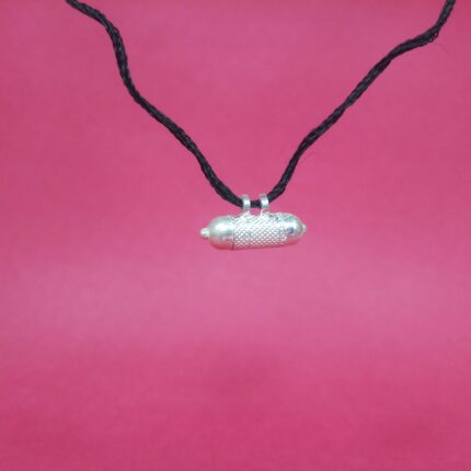 Silver Capsule Taabiz Pendant for Spiritual Protection