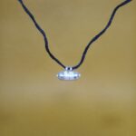 Stylish Silver Capsule Taabiz Amulet Pendant(small)