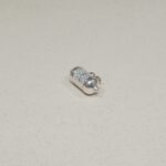 Sleek Silver Capsule Taabiz Pendant for Positive Energy( smallest size)