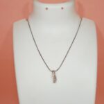 Dagger-Inspired Silver Chaku Pendant( small)