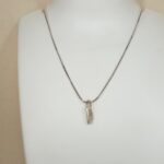 Dagger-Inspired Silver Chaku Pendant( small)