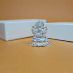 Divine Silver Ganesha Murti – Pure Silver Idol