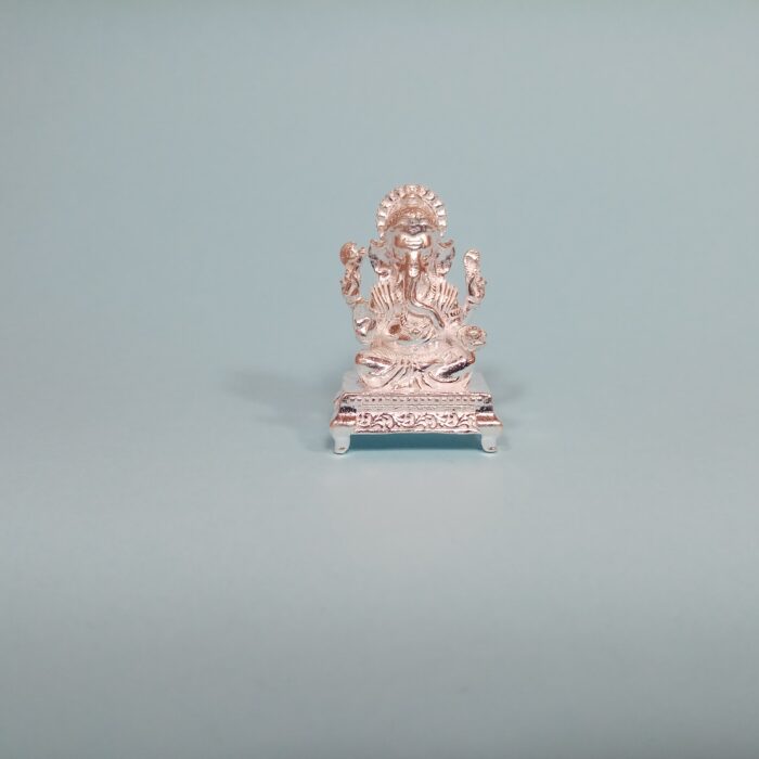 Pure Silver Ganesh Murti – Lord of New Beginnings and Prosperity