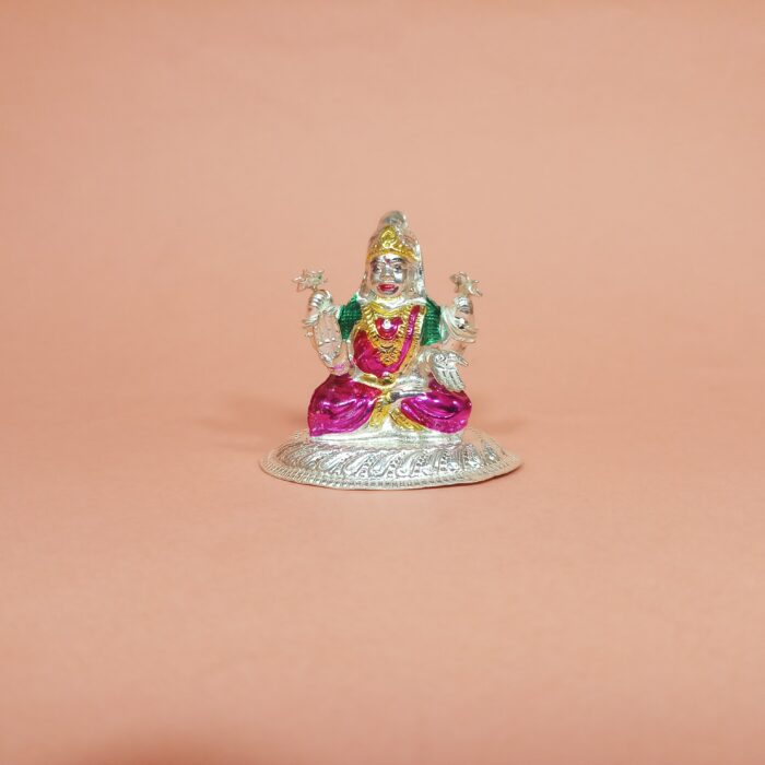 Pure Silver Laxmi Murti – Goddess of Wealth and Prosperity