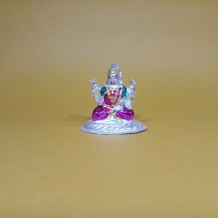 Pure Silver Laxmi Murti – Goddess of Wealth and Prosperity