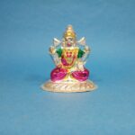 Exquisite Silver Laxmi Murti - Divine Blessings in Pure Silver