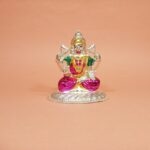 Exquisite Silver Laxmi Murti - Divine Blessings in Pure Silver