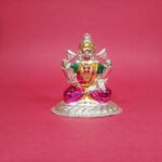 Exquisite Silver Laxmi Murti - Divine Blessings in Pure Silver