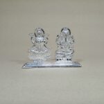 Sacred Silver Laxmi Ganesh Murti – Silver Idol for Prosperity & Wisdom