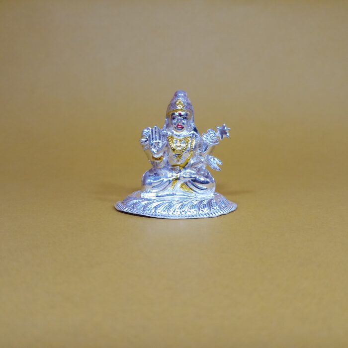 Exquisite Silver Laxmi Murti - Pure Silver Idol