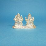 Pure Silver Laxmi Ganesh Murti – Divine Idol Set for Prosperity & Wisdom