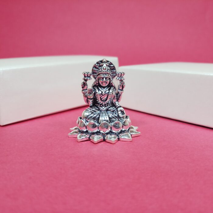 Pure Silver Laxmi Murti – Silver Goddess Laxmi Idol