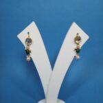 Radiant Kundan Work Silver Earring