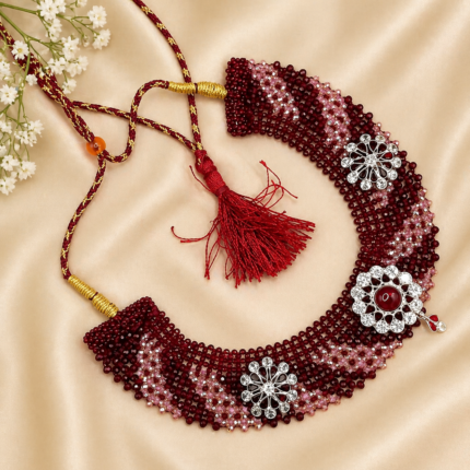 Classic Sterling Silver 925 Necklace Chatai Set