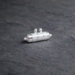 Classic Silver Capsule Taabiz Pendant with Spiritual Significance
