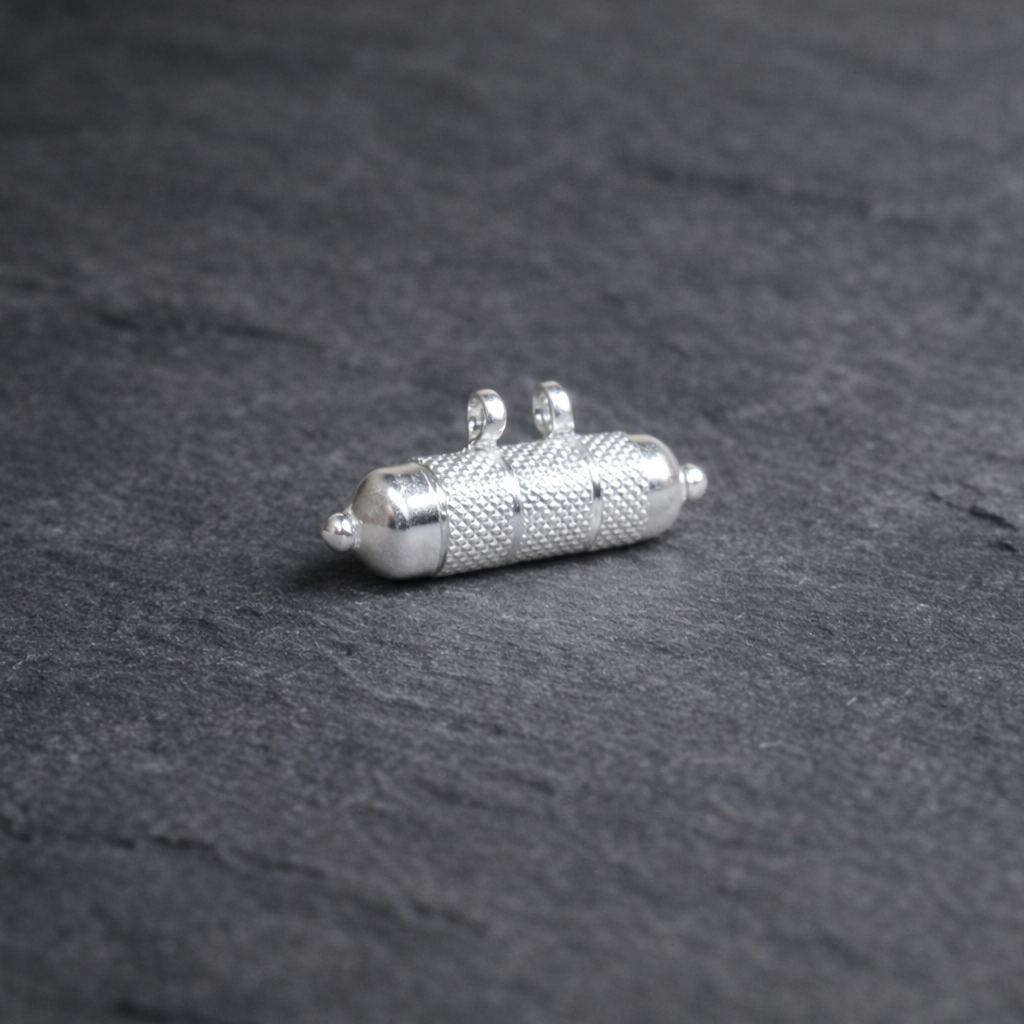 ChatGPT Image Feb 12, 2026, 11_29_22 AM Classic Silver Capsule Taabiz Pendant with Spiritual Significance