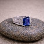 Elegant Pure Silver Gents Ring
