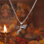 Exquisite Silver 925 Krishna Flute Pendant