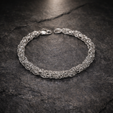 Fine Silver Men's Bold Bracelet