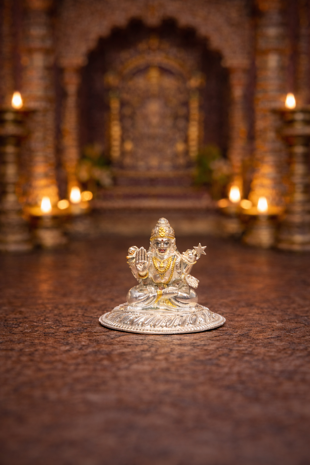 ChatGPT Image Feb 25, 2026, 07_45_28 PM Exquisite Silver Laxmi Murti - Pure Silver Idol