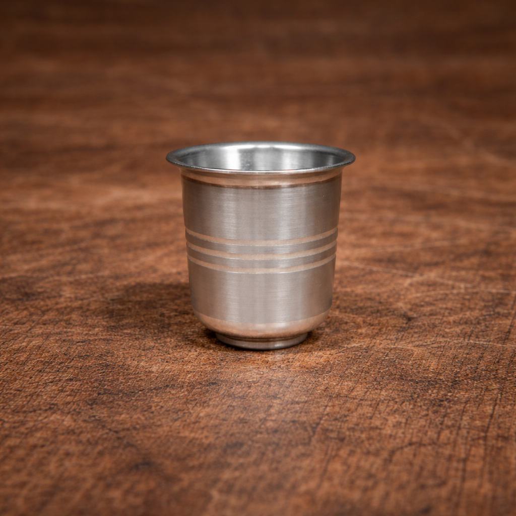 ChatGPT Image Feb 27, 2026, 07_30_05 PM Mini Silver Glass - Pure Silver Small Poojaware